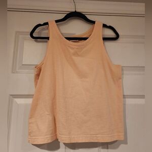 Sleeveless Peach Tank Top